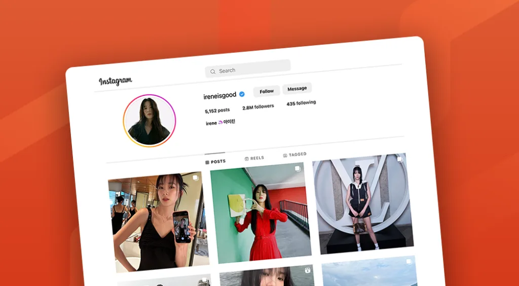 An Instagram Influencer Account
